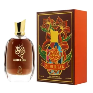 Arabiyat Zuhur Lak For Unisex Eau De Parfum 100ml عربيات زهور لك من عربيات للجنسين 100 م عطر مناسب لفصلي الخريف والشتاء، موصى به للاستخدام في المساء. عطر عربيات زهور لك للجنسين، اكتشفوا الأناقة الجذابة لبحيرة زهور. يتميز المنتج بأنّه مصنوع من أجود الروائح التي يمكن أن تغري حواسك، حيث أنّ هذا العطر الفاخر يتميز بأنّه مثالي لأولئك الذين يتوقون إلى رائحة رومانسية راقية مع حضور لا لبس فيه. روائح عطرية: الروائح الأولية: رم داكن، تفاح. قلب العطر: الكراميل وجوزة الطيب. الروائح الأساسية: خشب الفانيليا وخشب الصندل.