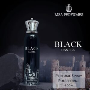 spray MSA black castle from MSA Perfumes اسبراى العرق: الحل الفعال للانتعاش اليومي