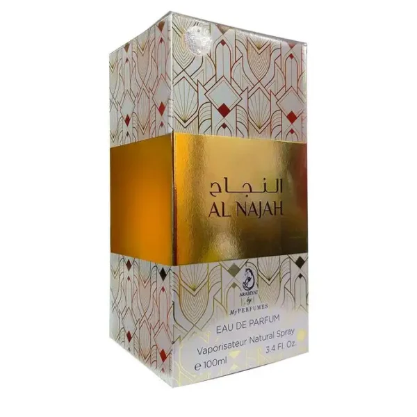 عربيات النجاح للجنسين عطر مناسب لفصلي الخريف والشتاء، موصى به للاستخدام في المساء. عطر عربيات النجاح للجنسين 100 مللى، اكتشفوا الأناقة الجذابة لبحيرة زهور. يتميز البرفان بأنّه مصنوع من أجود الروائح التي يمكن أن تغري حواسك، حيث أنّ هذا العطر الفاخر يتميز بأنّه مثالي لأولئك الذين يحبون الرائحة الساحرة والرائعة، هذا العطر الخشبي العنبري العميق هو الشيء المناسب لك. إنه مثالي للمناسبات الخاصة والاستخدام اليومي. العبوة تجعلها رائعة للإهداء أيضًا.اسم العلامة التجارية عطري - عربيات النجاح شكل السلعة: سائل حجم السلعة: 100 ملليلتر الرائحة : خشب. Arabiyat Al Najah - For Unisex - EDP - 100ml