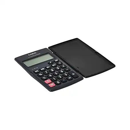 آلة حاسبة عملية محمولة من كاسيو LC-401LV-BK