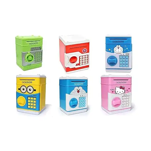 حصالة حفظ النقود والعملات المعدنية للأطفال للجنسين