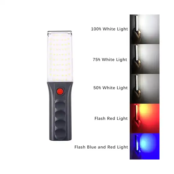 مصباح بطارية محمول - ضوء متعدد الاستخدامات مع خطاف مغناطيسي للاستخدام في حالات الطوارئ والشواء - الصورة 4