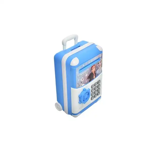 حصالة بلاستيكية كبيرة تحتوي على مقبض قوي مع نظام موسيقى وأضواء بتصميم طباعة شخصيات كرتونية عملية للأطفال من الجنسين - متعددة الألوان - الصورة 4