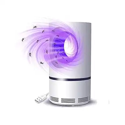 مصيدة بعوض كهربائية لجذب الحشرات والذباب ومصباح إضاءة قوي للمنزل والأماكن الداخلية والخارجية