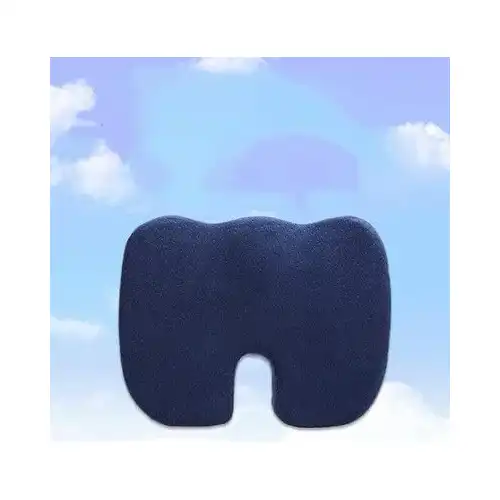 وسادة مقعد السيارة المريحة للبواسير - وسادة كرسي من الميموري فوم لدعم عظمة العصعص وتقويم العظام وتخفيف آلام عرق النسا للمكتب والمنزل - 28540