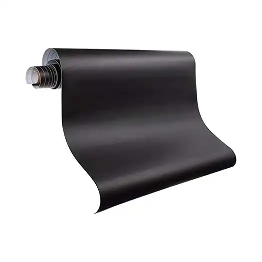 ورق حائط للديكور بتصميم ملصق لسبورة سوداء بقياس 45 × 200 سم قابلة للازالة مصنوع من الفينيل