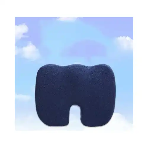 وسادة مقعد السيارة المريحة للبواسير - وسادة كرسي من الميموري فوم لدعم عظمة العصعص وتقويم العظام وتخفيف آلام عرق النسا للمكتب والمنزل - 28540 - الصورة 2