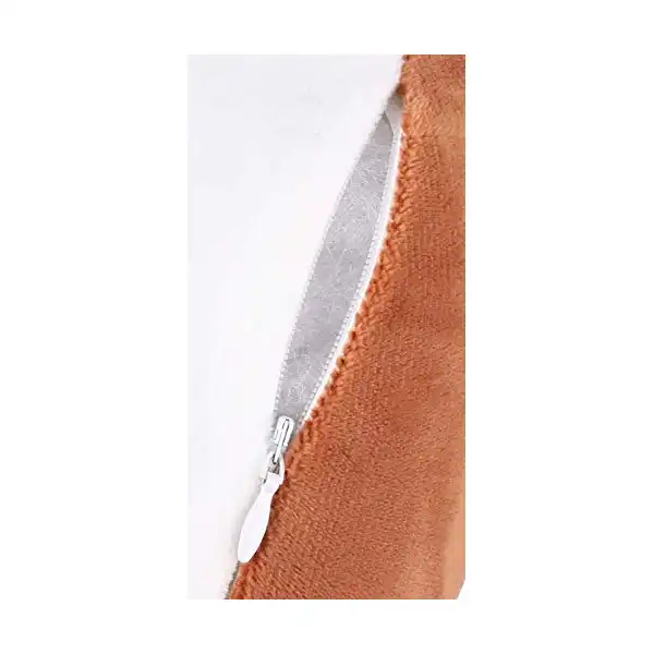 وسادة ميموري فوم للرقبة على شكل ثعلب - بني وابيض - الصورة 3