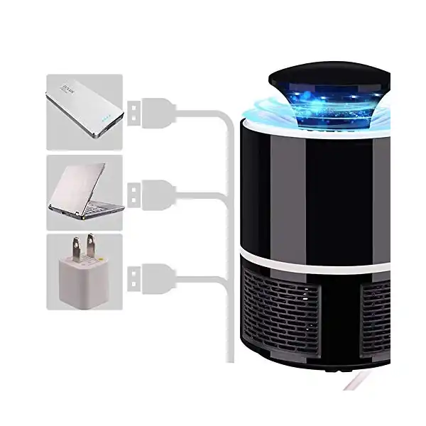 مصيدة ناموس ليد كهربائية لمكافحة الحشرات مع لمبة قتل الناموس مزودة بمنفذ USB - الصورة 4