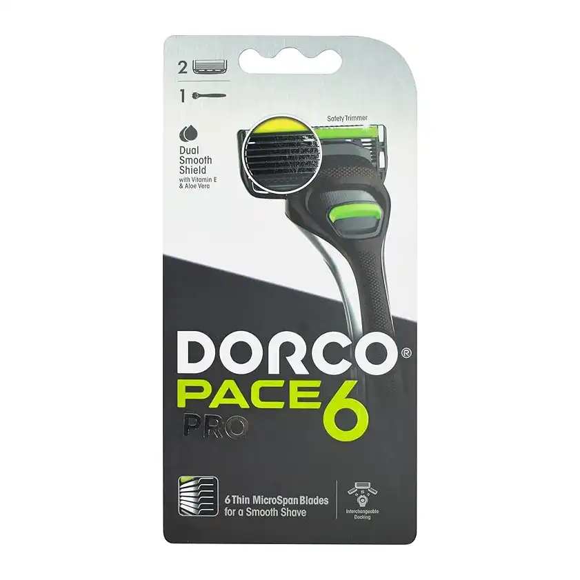 دوركو بيس 6 برو - ماكينة حلاقة - 6 شفرات - 1 ساعة + 2 CRT