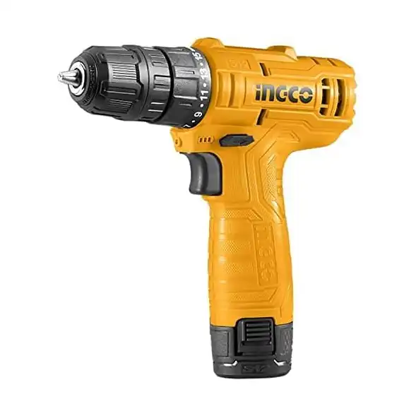 شنيور يعمل ببطارية 12 فولت موديل CDLI12415 (+ بطارية واحدة) من انجكو، أصفر، 0.5 مليميتر - الصورة 2