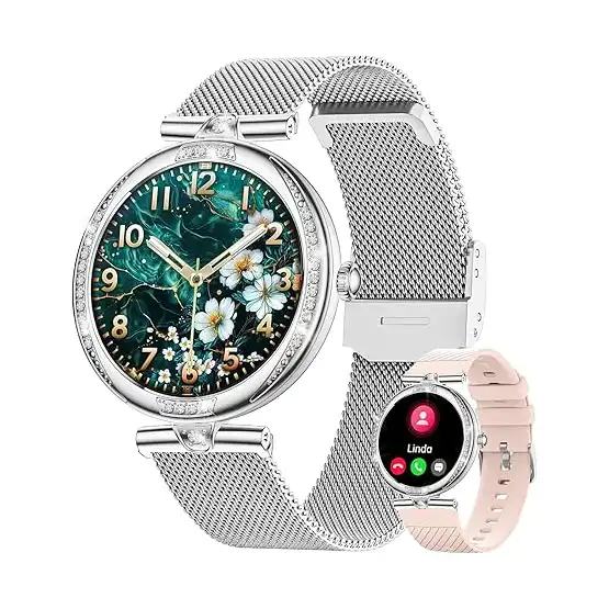 سوار معدني للساعة الذكية من فيتونمي، سوار بديل معدني بعرض 22 ملم، ساعة ذكية HS33