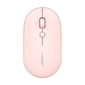 ماوس بصري لاسلكي للمكتب 2.4 جيجاهرتز FV-W388 1600 نقطة لكل بوصة للكمبيوتر واللاب توب مع بطارية ايه ايه واحدة ومدة تشغيل طويلة وطاقة ذكية، وردي