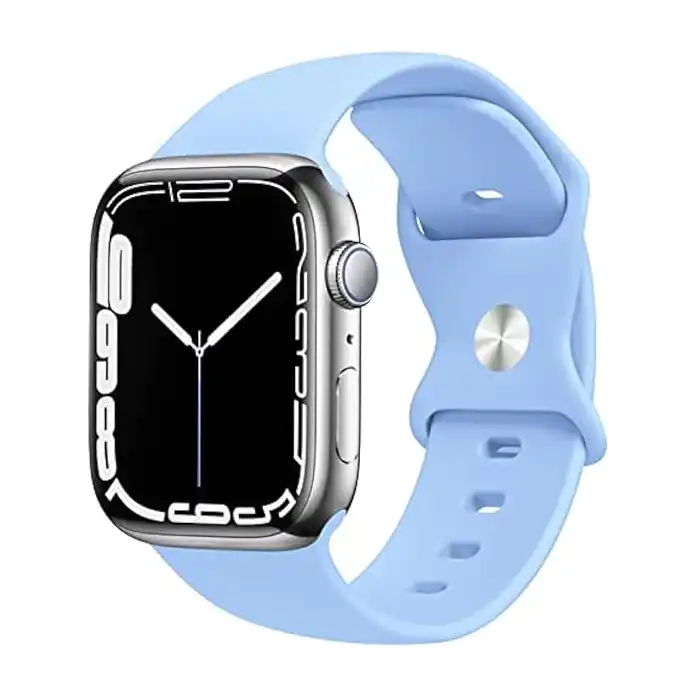سوارسيليكون لساعة ابل 49 ملم / 45 44 42 سلسلة 1/2/3/4/5/6/7/8/SE سوار معصم بديل متوافق مع للبالغين من الجنسين
