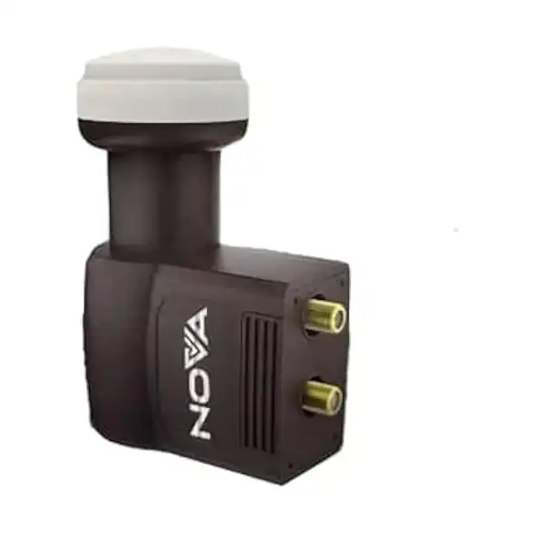 جهاز استقبال إشارة ال ان بي طراز N-202Ultra عالمي بمخرجين ومزود بنطاق كيه يو ومحول الإشارات منخفضة الضوضاء من نوفا