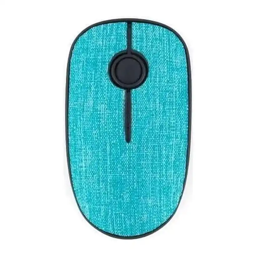 ماوس لاسلكي صامت من القماش - ازرق، WM04L