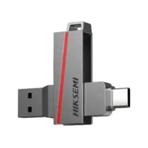 هيكسيمي 16 جيجابايت سلسلة E307C U3 مزدوج USB 3.2 وUSB نوع C رمادي HS - - E307C 16G