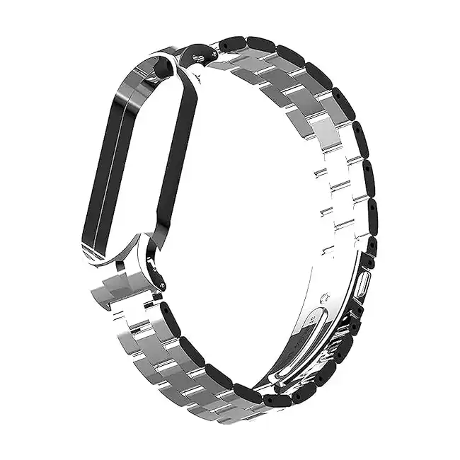 لسوار شاومي مي باند 5/6 من الفولاذ المقاوم للصدأ ( فضى )، فضي