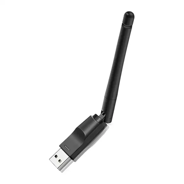 محول واي فاي USB بسرعة 150 ميجابت في الثانية، محول بطاقة شبكة لاسلكية RT5370 للكمبيوتر المكتبي واللابتوب وويندوز وماك او اس ولينكس وراسبيري باي/باي 2 3 4 زيرو وماج سيت بوكس، يباع بواسطة كواليتي فالي