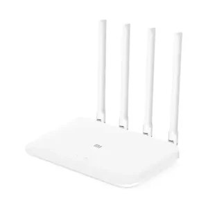 راوتر 4C من شاومي | راوتر الياف ضوئية 300Mbps | راوتر مع ذاكرة 64MB | راوتر لاسلكي ثنائي النطاق | راوتر واي فاي مع 4 هوائيات متعددة الاتجاهات | ابيض | ضمان 6 اشهر من الشركة المصنعة