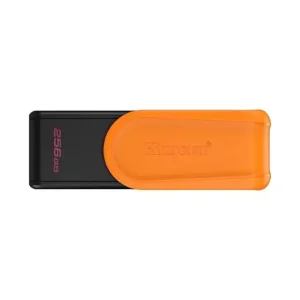 ذاكرة فلاش USB داتاترافيلر اكسوديا اس 256GB - USB 3.0 الجيل الأول - USB نوع A من كينجستون - أسود وبرتقالي