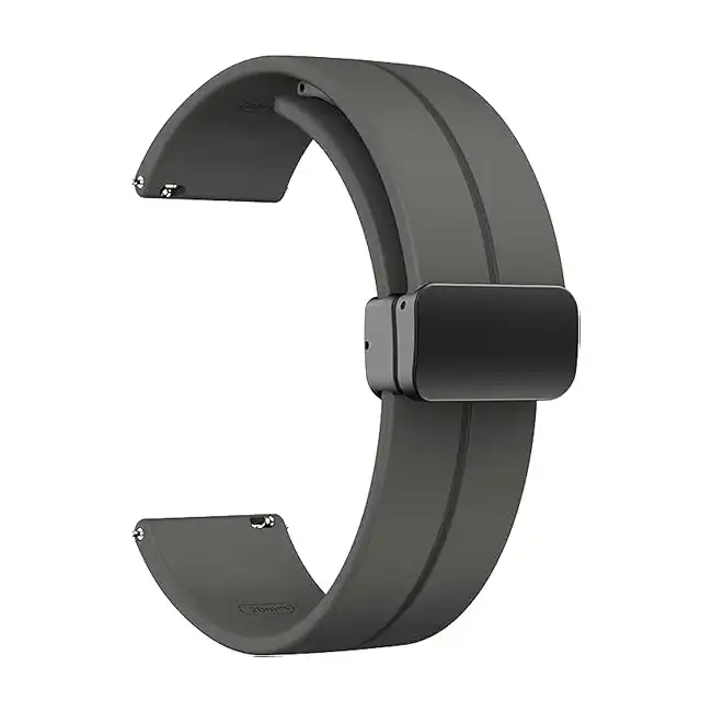 سوار بديل من السيليكون لساعة شاومي S1، ولساعة هواوي GT 2e/2/3، 46 ملم/42 ملم/3 برو 46 ملم، رانر، رمادي