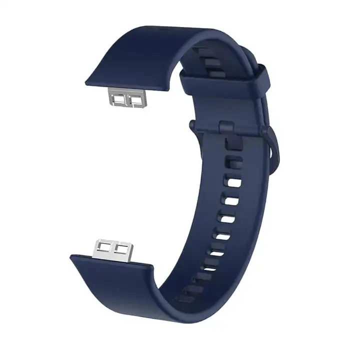 سوار ساعة سيليكون من دادو بديل متوافق مع هواوي فيت ووتش لون ازرق داكن للرجال.