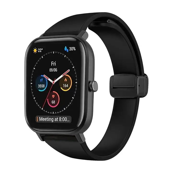 سوار ساعة بديل من السيليكون مقاس 20 ملم من جانجبي، متوافق مع أمازفيت GTS 4/GTS 4 ميني/GTS 3/GTS 2/GTS 2 ميني/GTS 2e/أمازفيت بيب 3/بيب U/بيب U برو/بيب S/بيب لايت/GTR 42 ملم