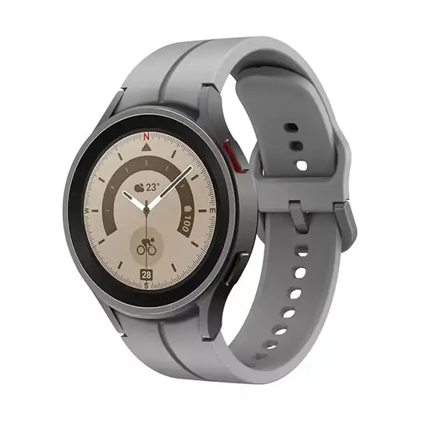 سوار سيليكون بديل متوافق مع ساعة سامسونج جالاكسي ووتش 5 برو 45 ملم | جالاكسي واتش 5 44/40 ملم | جالاكسي واتش 4، سوار خاص، تصميم بدون جاب، من دادو، رمادي فاتح