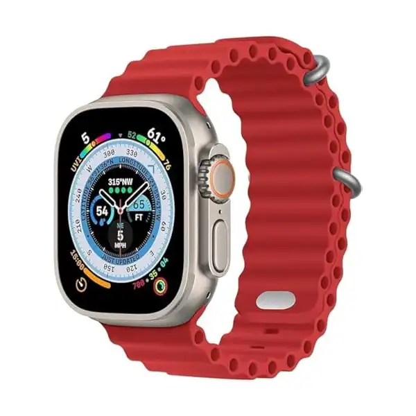 سوار معصم رياضي بديل من السيليكون الناعم المقاوم للماء متوافق مع ساعة أبل ألترا مقاس 49 ملم و45 ملم و44 ملم من سبارك أكسيسوريز - الصورة 2