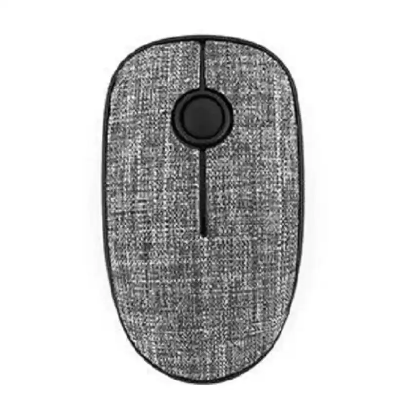 ماوس لاسلكي صامت من القماش لون رمادي -WM04E - الصورة 2