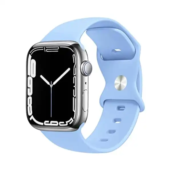 سوارسيليكون لساعة ابل 49 ملم / 45 44 42 سلسلة 1/2/3/4/5/6/7/8/SE سوار معصم بديل متوافق مع للبالغين من الجنسين - الصورة 2
