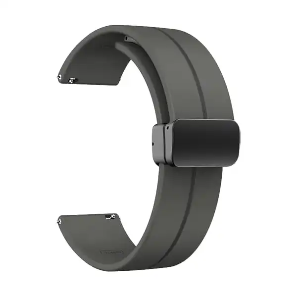 سوار بديل من السيليكون لساعة شاومي S1، ولساعة هواوي GT 2e/2/3، 46 ملم/42 ملم/3 برو 46 ملم، رانر، رمادي - الصورة 2
