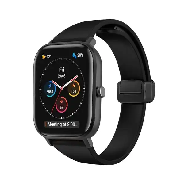 سوار ساعة بديل من السيليكون مقاس 20 ملم من جانجبي، متوافق مع أمازفيت GTS 4/GTS 4 ميني/GTS 3/GTS 2/GTS 2 ميني/GTS 2e/أمازفيت بيب 3/بيب U/بيب U برو/بيب S/بيب لايت/GTR 42 ملم - الصورة 2