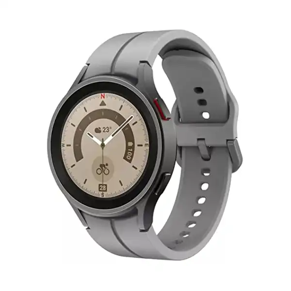 سوار سيليكون بديل متوافق مع ساعة سامسونج جالاكسي ووتش 5 برو 45 ملم | جالاكسي واتش 5 44/40 ملم | جالاكسي واتش 4، سوار خاص، تصميم بدون جاب، من دادو، رمادي فاتح - الصورة 2