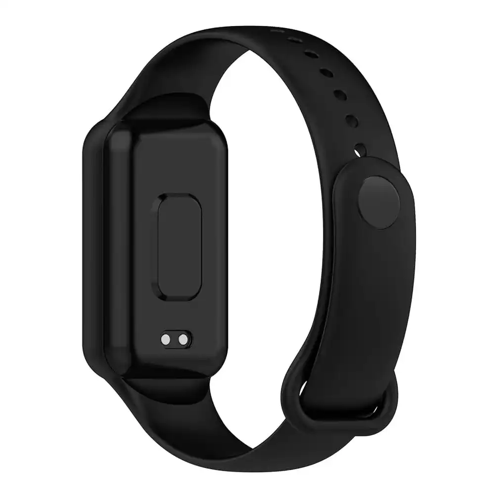 سوار رياضي بديل من السيليكون الناعم متوافق مع ساعة تتبع اللياقة البدنية امازفيت باند 7 من نيكست ستور (اسود) - الصورة 3