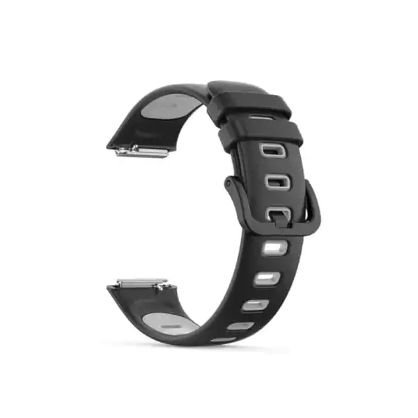 سوار بديل ثنائي اللون من السيليكون ويسمح بالتهوية متوافق مع ساعة هواوي باند 7، من دادو - الصورة 3