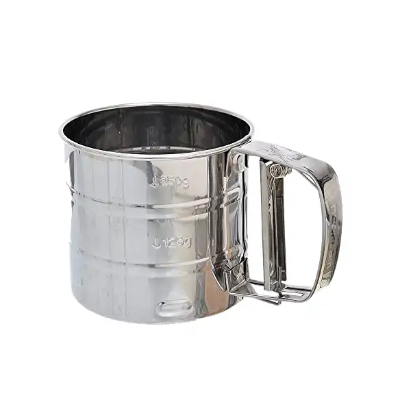 منخل ستانلس ستيل عالي الجودة بمقبض من نيوفلام، متعدد الألوان - الصورة 3