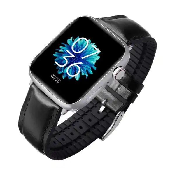 استراب جلد متوافق مع ساعه ابل مقاس 49mm 45mm 44mm 42mm حزام جلدي من الشمع داخلي السيليكون الترا 2 SE SE2 Series 9 8 7 6 5 4 3 1 Next store للبالغين الجنسين - الصورة 3