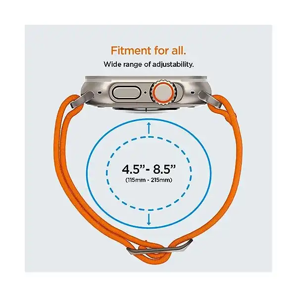 سوار مصمم لساعة سلسلة 8/7 (41 ملم)، سلسلة SE2/6/SE/5/4 (40 ملم) وسلسلة 3/2/1 (38 ملم) من النايلون - من Next store - الصورة 3