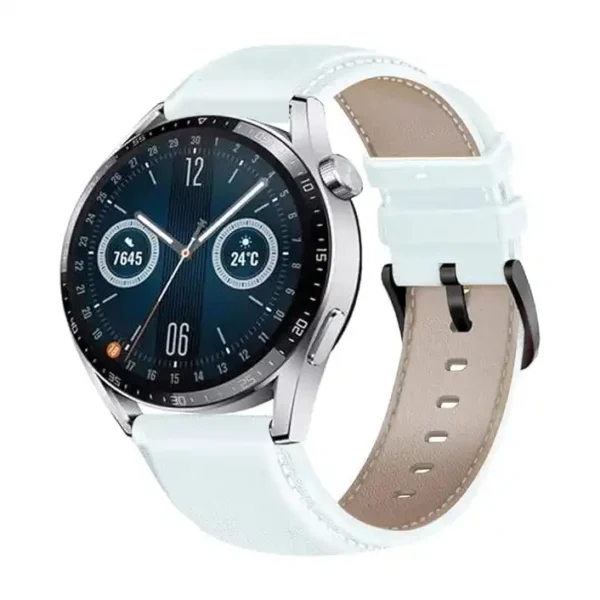 ⁦سوار بديل من الجلد متوافق مع ساعة هواوي GT3 | GT3 برو جلد 22 ملم Next store⁩ - الصورة ⁦3⁩