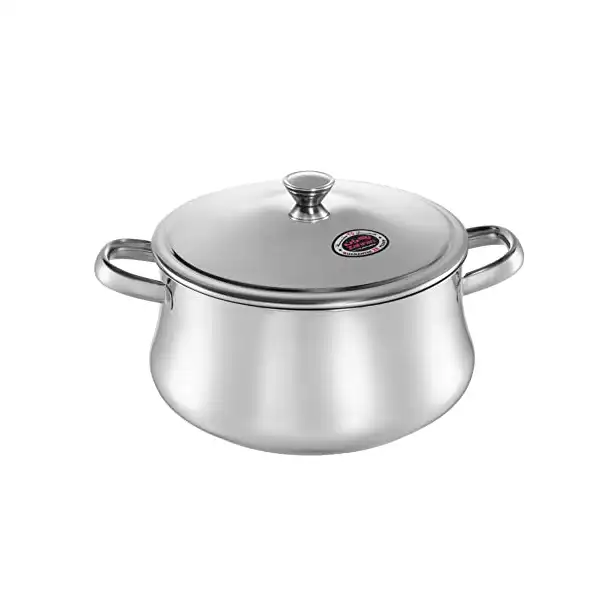 حلة ستانلس ستيل مع مقابض ستانلس ستيل من زهران 0330010018- فضي، 18 سم - الصورة 3