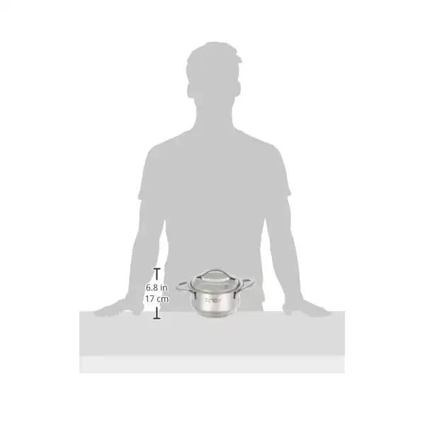 حلة كيرفي من زينوكس، لون فضي، مقاس 16 - الصورة 3