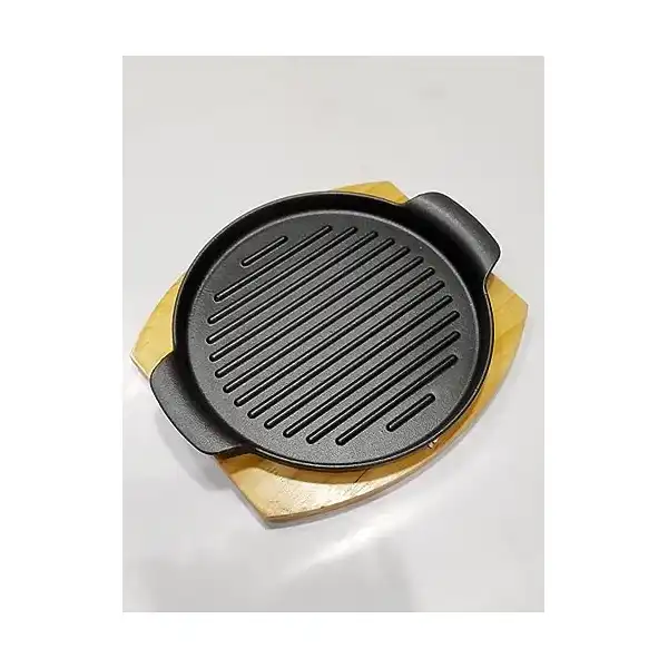 مقلاة فاهيتا مصنوعة من الحديد المصبوب عالي الجودة مقاس 20 سم، متعدد الألوان - الصورة 3