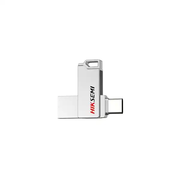 فلاش ميموري 32 جيجابايت USB 3.2 ونوع ايه+سي من هيكسيمي HS-USB-E327C جيجا U3 فضي - الصورة 3