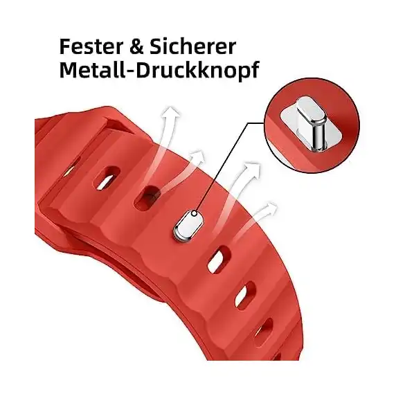 سوار ساعه من Next Store متوافق مع ساعة اي واتش سيريس 1/2/3/4/5/6/7/8/9/مقاس38/40/41ملم ، سوار رياضي بديل من السيليكون الناعم ، مقاوم للماء و العرق - الصورة 3