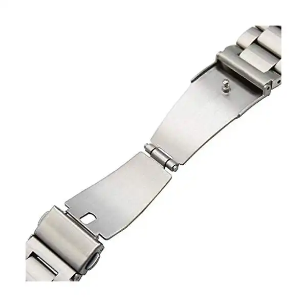 سوار ساعة بديل من الستانلس ستيل مقاس 22 ملم متوافق مع ساعة هواوي جي تي/جي تي 2/برو/ماجيك الذكية (أبيض) - الصورة 4