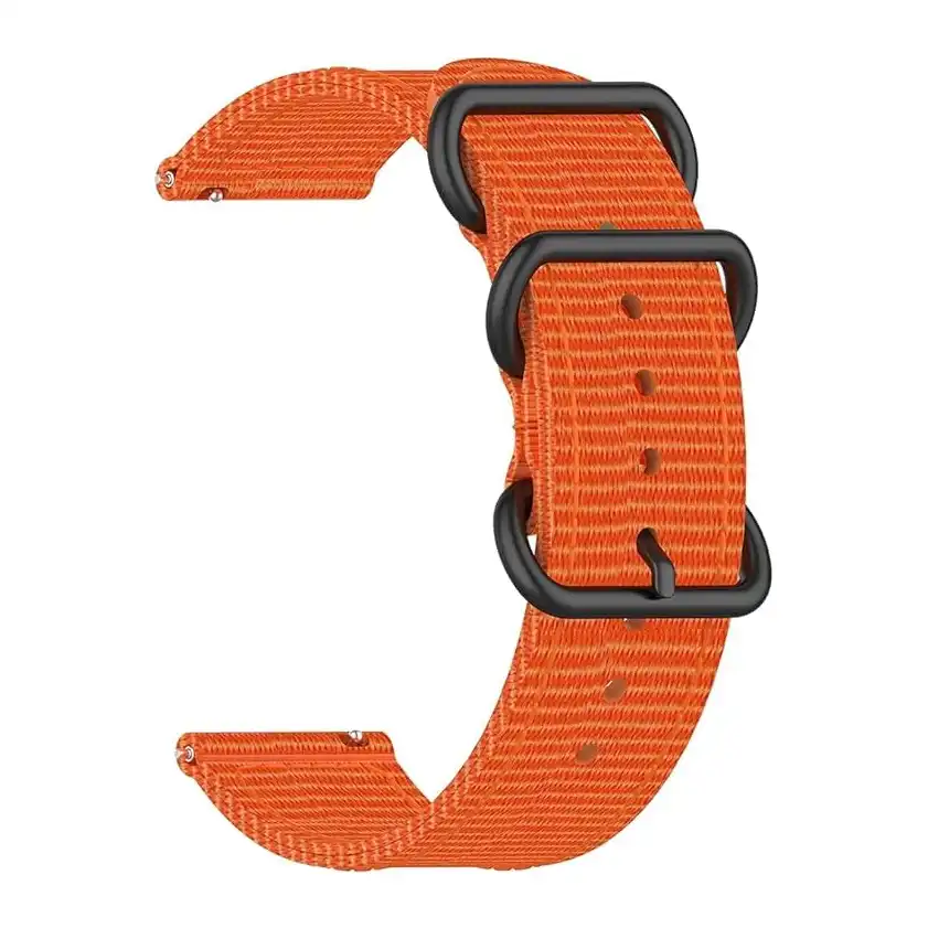سوار من النايلون 20 ملم متوافق مع ساعة سامسونج 4/5/5 برو/S2 كلاسيك/اكتيف 2 40 ملم و45 ملم/امازفيت جي تي اس 3/جي تي اس 4/4 ميني/بيب3/برو/جي تي اس 2 ميني/جي تي اس 2e من Next store - الصورة 4
