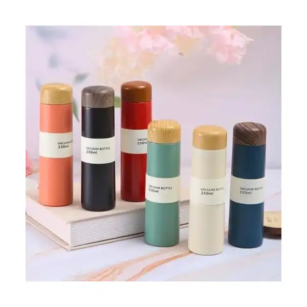 مج حراري كبير للقهوة والاسبريسو من الفولاذ المقاوم للصدأ 304 - يحافظ على المشروبات الساخنة والباردة، 250 مل (كحلي) - الصورة 4