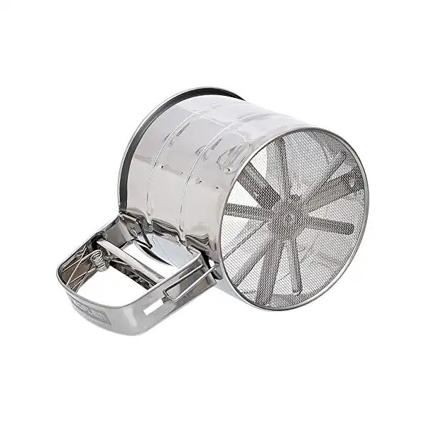 منخل ستانلس ستيل عالي الجودة بمقبض من نيوفلام، متعدد الألوان - الصورة 4